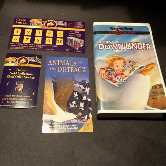 Disney’s THE RESCUERS DOWN UNDER on VHS - Picture 5 of 7